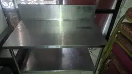 Meja kompor stainless