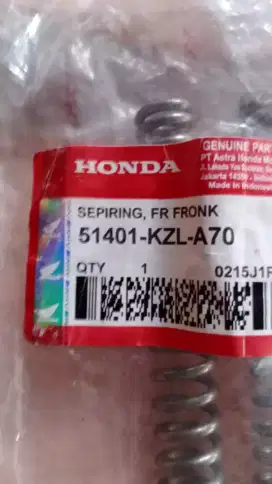 Per sok depan motor honda  matic Vario 125