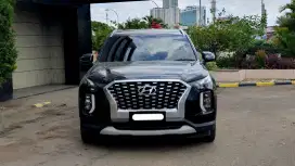 Hyundai palisade signature awd 2021 hitam interior merah