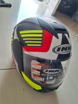 Helm Ink CL MAX LTD #3 MATT BLACK RED YELLO FULL FACE size M