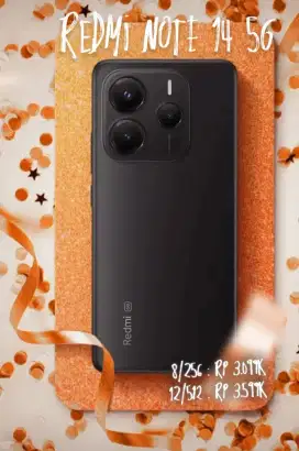 REDMI NOTE 14 5G 8/256,12/512 PROMOSPESIAL HANDPHONE TERMURAH DI JOGJA