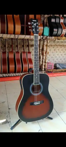 Gitar akustik elektrik yamaha
