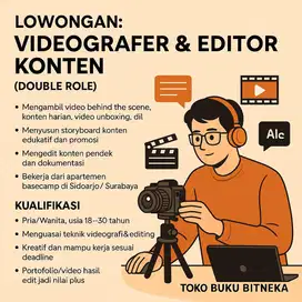 Videografer & Editor Konten