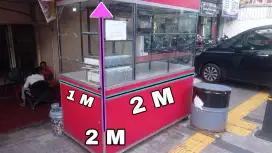 Di jual Cepat Etalase/Grobak Usaha