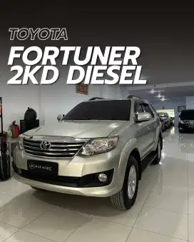 [ODO 80RB‼️] Toyota FORTUNER 2.5 G MANUAL DIESEL 2011 pemakaian 2012