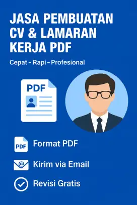 Jasa pembuatan CV dan lamaran kerja PDF