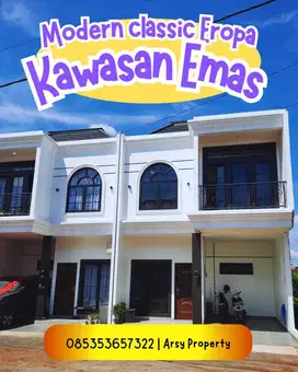Rumah 2lt gaya erova dekat  kampus ui & KRL