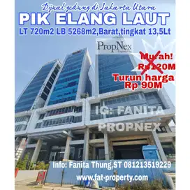 Dijual gedung di Elang Laut,Pantai Indah Kapuk (PIK),Jakarta Utara.