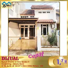 DIJUAL Rumah 2 Lantai di Citra Garden 5Cengkareng - Jakarta Barat