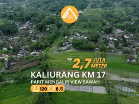 Jual Tanah Pekarangan Pakem View Sawah Ukuran Kecil Cocok Untuk Hunian