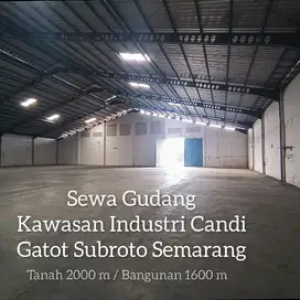 Sewa Gudang Kawasan Industri Candi Gatot Subroto 2000 m Semarang