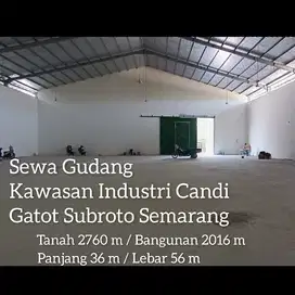 Sewa Gudang Kawasan Industri Candi Gatot Subroto Semarang 2760 mtr
