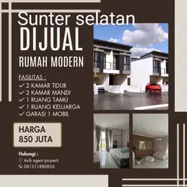 Rumah 2 Lantai Carpot 800 jutaan SHM ANCOL Selatan jakarta utara