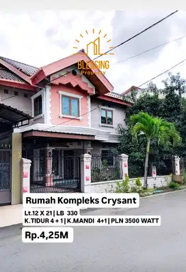 rumah mewah crysant panakukang dekat mall