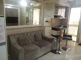 disewakan 2kamar furnish apartemen basura city