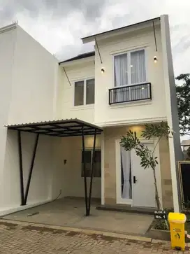 Rumah Baru 2 Lantaidlm cluster FREE BIAYA2 dkt Tol di Ciputat, Tangsel