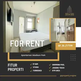 Sewa murah studio Grand Madison furnished siap huni dekat CP Ta busway