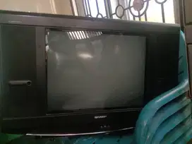 TV Sharp tabung bekas 21 inci
