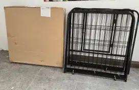 Pagar Anjing baru besi kokoh tidak jadi pakai