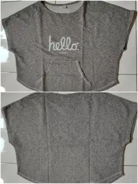 Kaos wanita crop