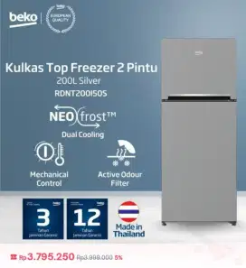 Kulkas Beko RDNT200I50S