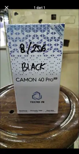 SALE TECNO CAMON 40 PRO 8/256 BARU FRESH