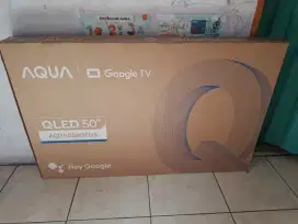 Jual LED TV AQUA AQT50S80EUX QLED TV 4K HDR