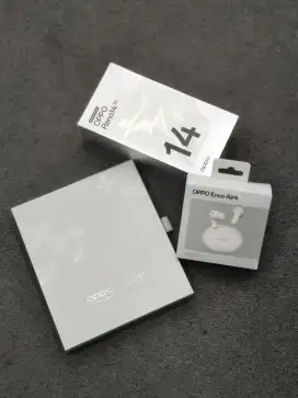OPPO RENO 14 5G TERBARU FREE ENCO BUDS AIR 4, KREDIT SYARAT KTP
