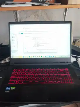 MSI THIN GF63 I7 RTX 3050