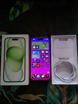 iphone 15 basic 128gb ibox green like new