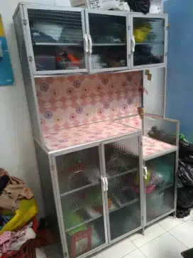Jual lemari makan 3 pintu