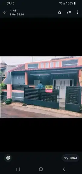 Dijual rumah hanya 265 juta sapa cepat dia dptMejasem permai raya B.4