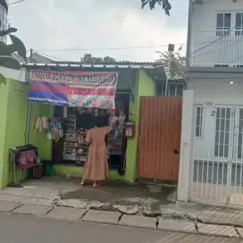 Rumah second dijual+kios 54m²(280jt)akses mobil Tapos Depok