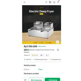 Deep Fryer Crown Horeca
