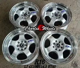 Jual velg wm r16 4x100 4x114,3 avanza xenia jazz yaris dll