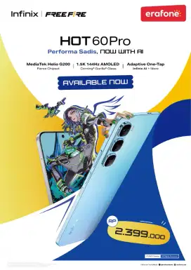 Hadphone Infinix Hot 60pro