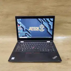 Laptop Lenovo Thinkpad touchscreen+layar lipat Core i5 Gen 8  Ram 16GB