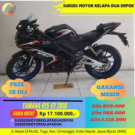 YAMAHA R15 V3 2018 CASH/KREDIT DP MURAH SYARAT MUDAH