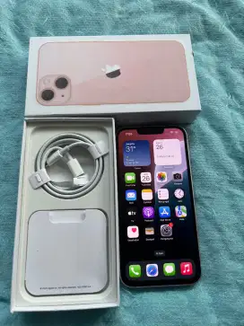 iPhone 13 128GB Pink BH 95% Resmi iBox