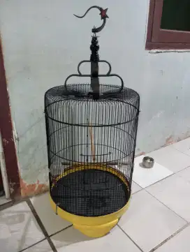 Kandang burung lovebird jumbo fullset