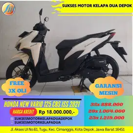 HONDA NEW VARIO 125 CBS ISS 2021 CASH/KREDIT DP MULAI 600RB AJA