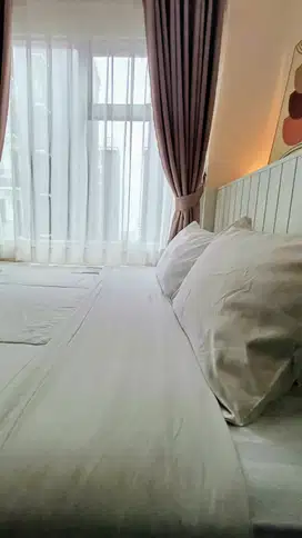 2 Kamar Tidur Apartemen Bandung Free Wifi
