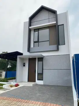 Rumah 2 lantai siap huni dekat stasiun rawabuntu dan pintu tol