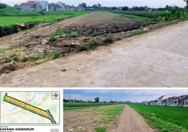 Tanah Mewah Pinggir Sawah Di Jalan Godean