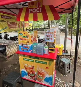 [SALE] BU FULLSET Gerobak Es Teh poci