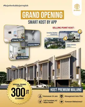 KAMAR KOS EKSKLUSIVE 300 JUTA