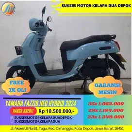 YAMAHA FAZZIO NEO HYBRID 2024 CASH/KREDIT PROSES CEPAT SYARAT MUDAH