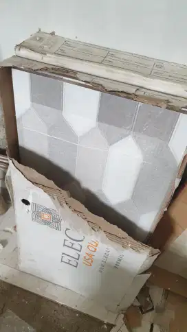 Eleganza Hexagon Montage Blue Grey 30x60 Granit