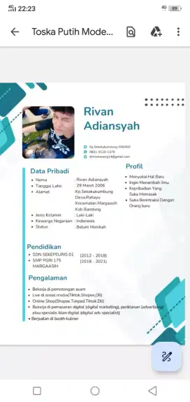 Mencari kerja yang ada mess