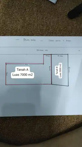 Dijual tanah jl provinsi raya Purwodadi pati grobogan jawa tengah